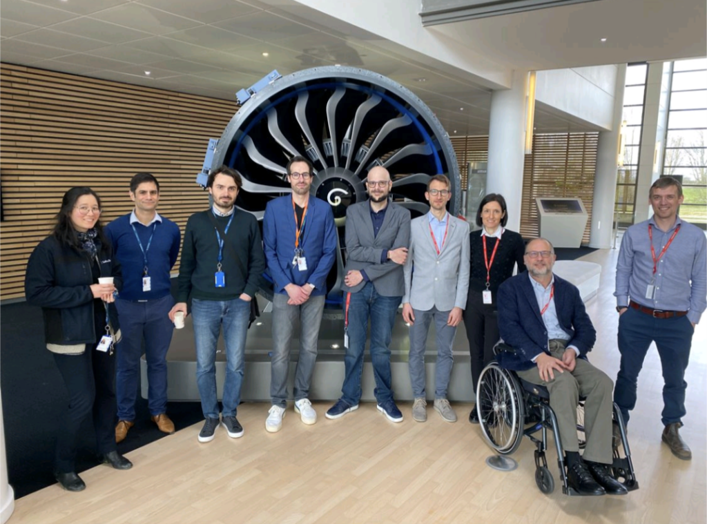 Team photo from the workshop held at SAFRAN Tech, 27th March 2023